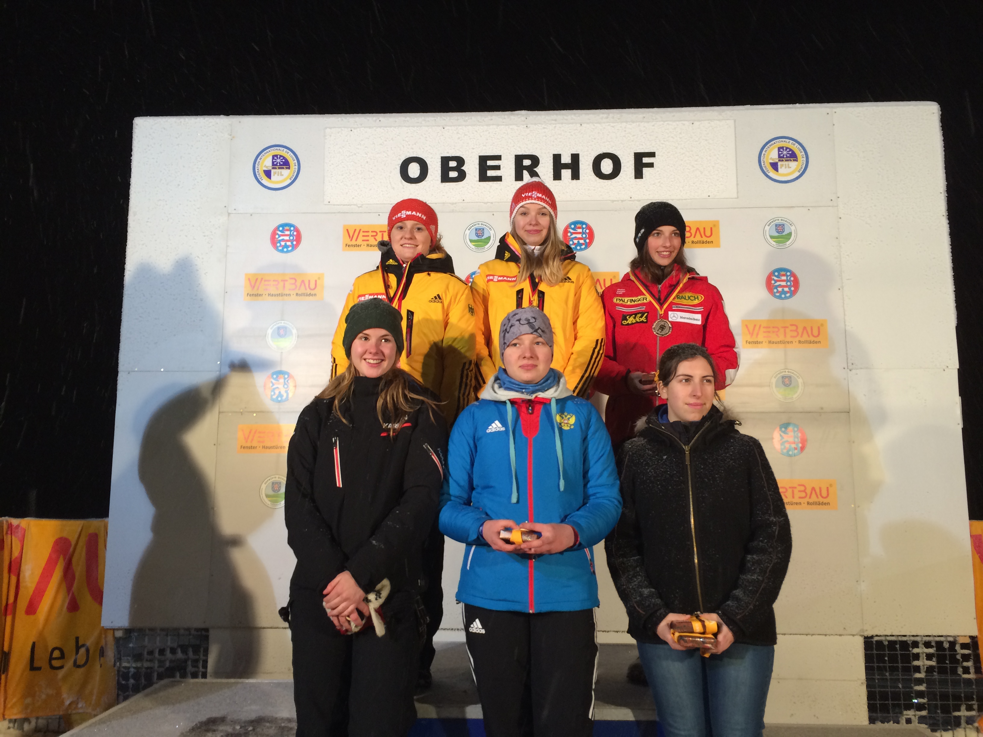 Siegerehrung DAmen 1-6