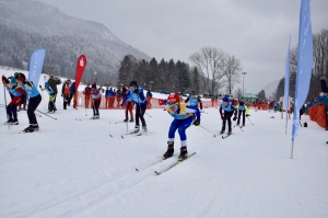 Kililan Robl im Massenstartrennen von Sachrang